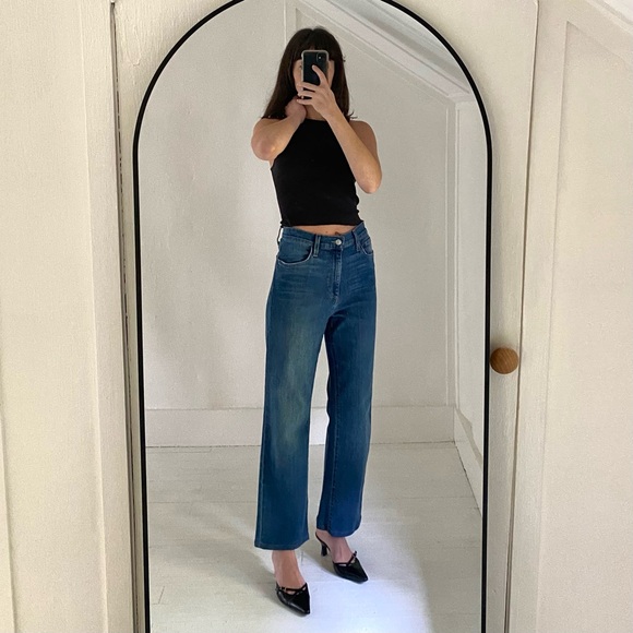 Joe’s Jeans Renee High Rise Wide Leg Crop Jeans - Picture 1 of 13